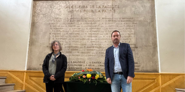 Commemoration du 11 novembre en Faculte de sante
